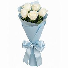 Букет 5 Белых роз Проуд #REPLACE_PRED# Шенкурске