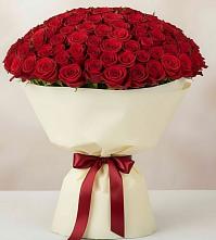 Букет 101 Красная роза Милано в Шенкурске
