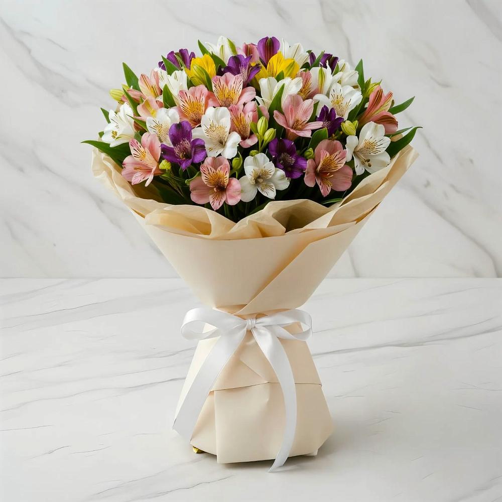 Букет цветов из: Альстромерии в Шенкурске