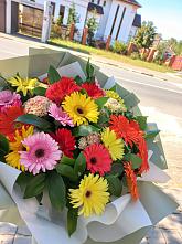 Букет цветов из:  Герберы #REPLACE_PRED# Шенкурске