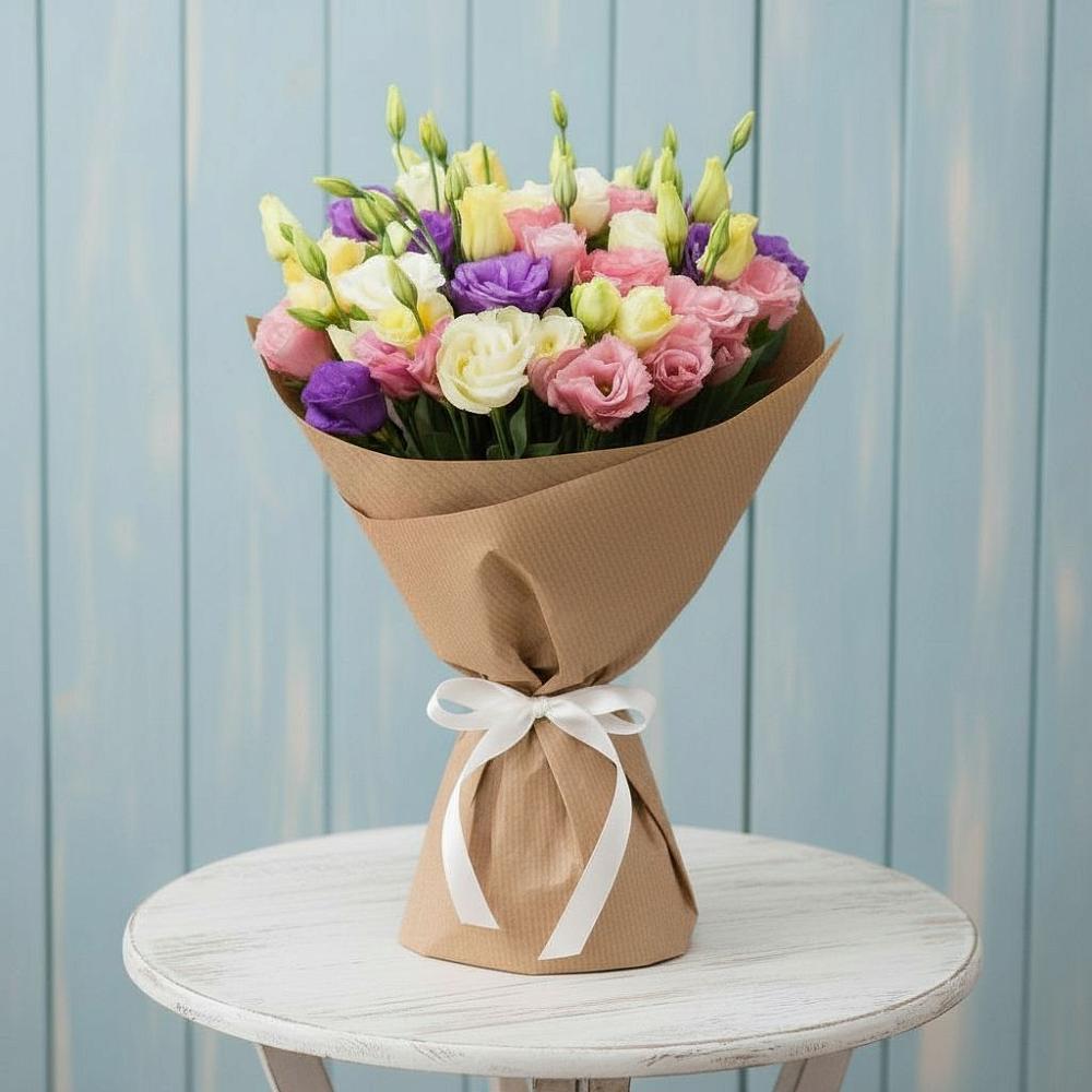 Букет цветов из: Лизиантусы в Шенкурске