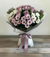 Букет цветов из:  Хризантемы и Розы в Шенкурске