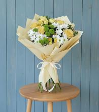 Букет цветов из:  Хризантемы и Розы в Шенкурске