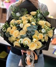 Букет цветов из:  Розы и Лизиантусы #REPLACE_PRED# Шенкурске