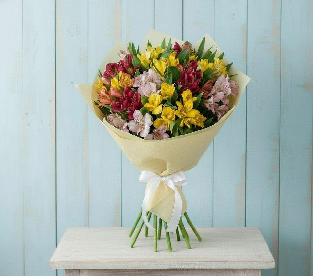 Букет цветов из: Альстромерии в Шенкурске