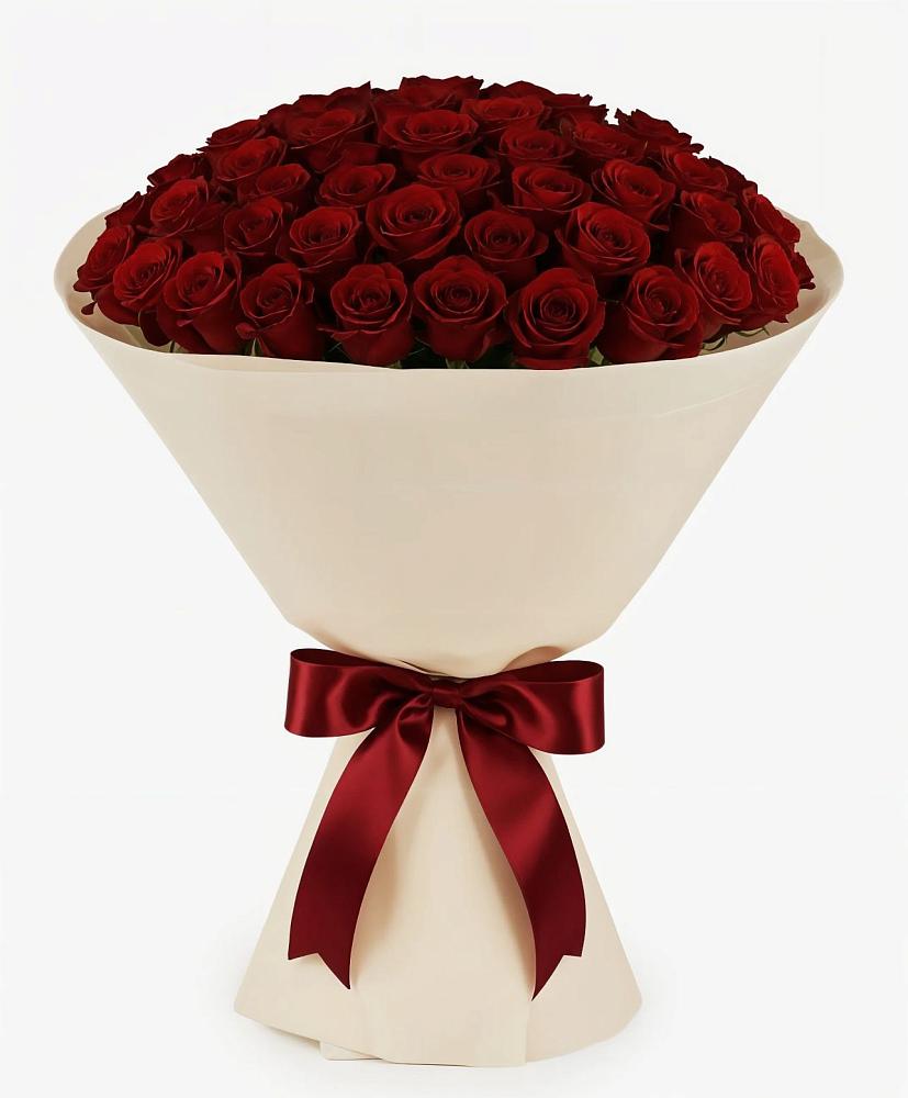 Букет 101 Бордовая роза Блэк Бакарра в Шенкурске