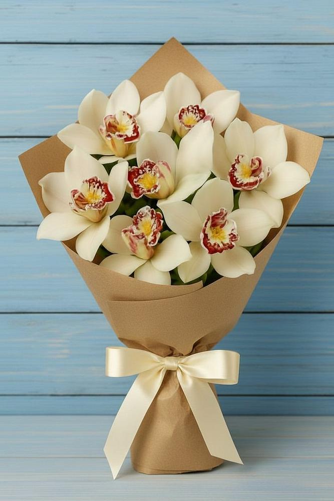 Букет цветов из: Орхидеи и Розы в Шенкурске