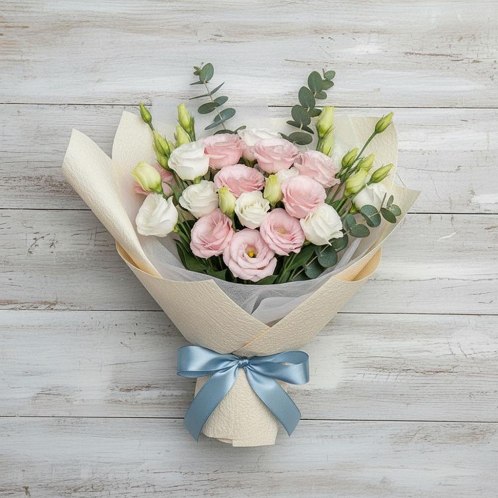 Букет цветов из: Лизиантусы в Шенкурске